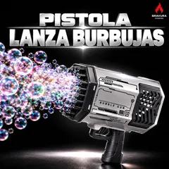 Pistola lanza burbujas