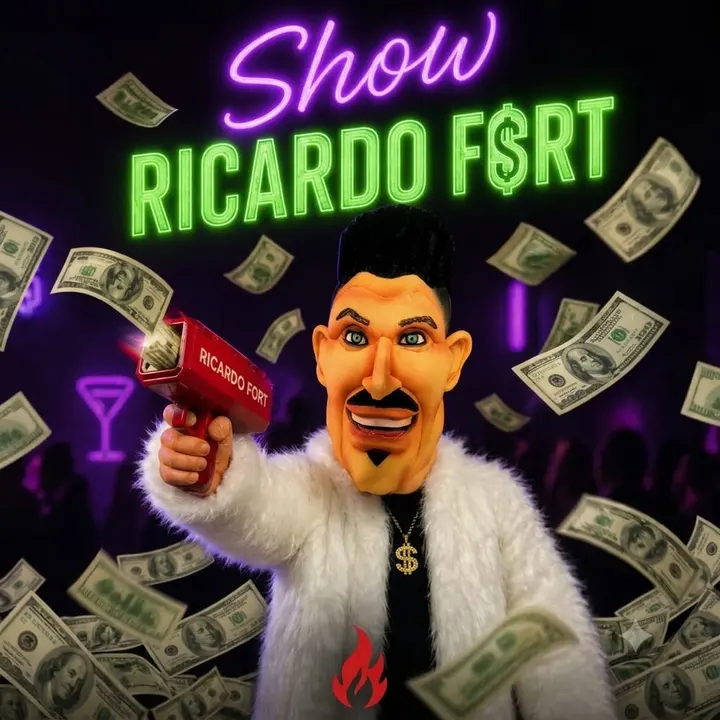 Flyer del Show Ricardo Fort de Bravura